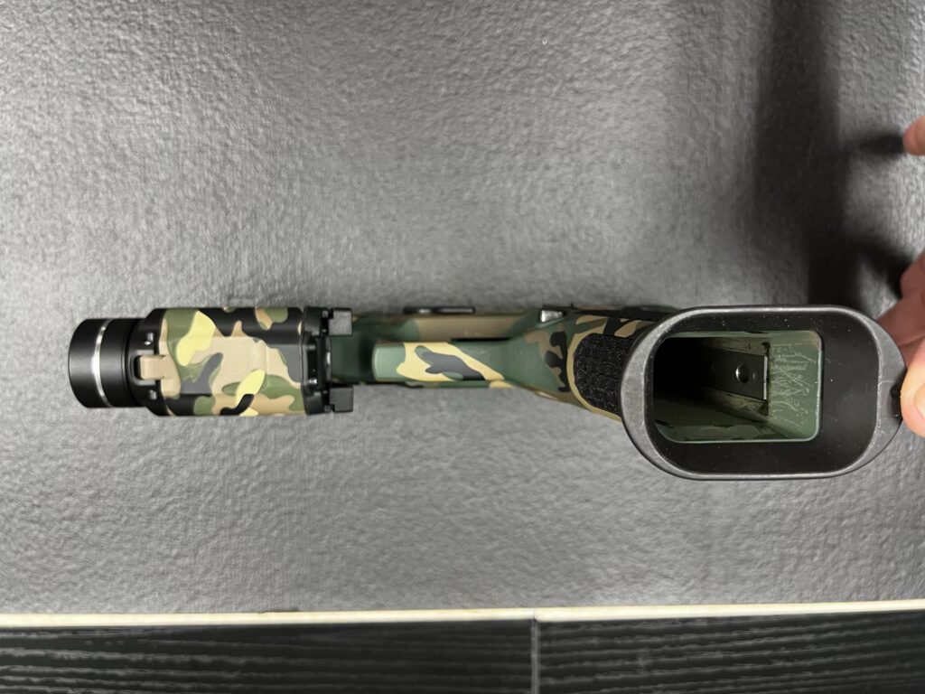 Underside: Custom Cerakote Protective Coating for SIG SAUER P320 and Streamlight TLR-1